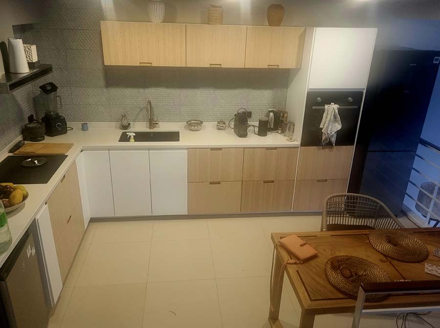Bamboo And Voxtorp ikea kitchen (3)