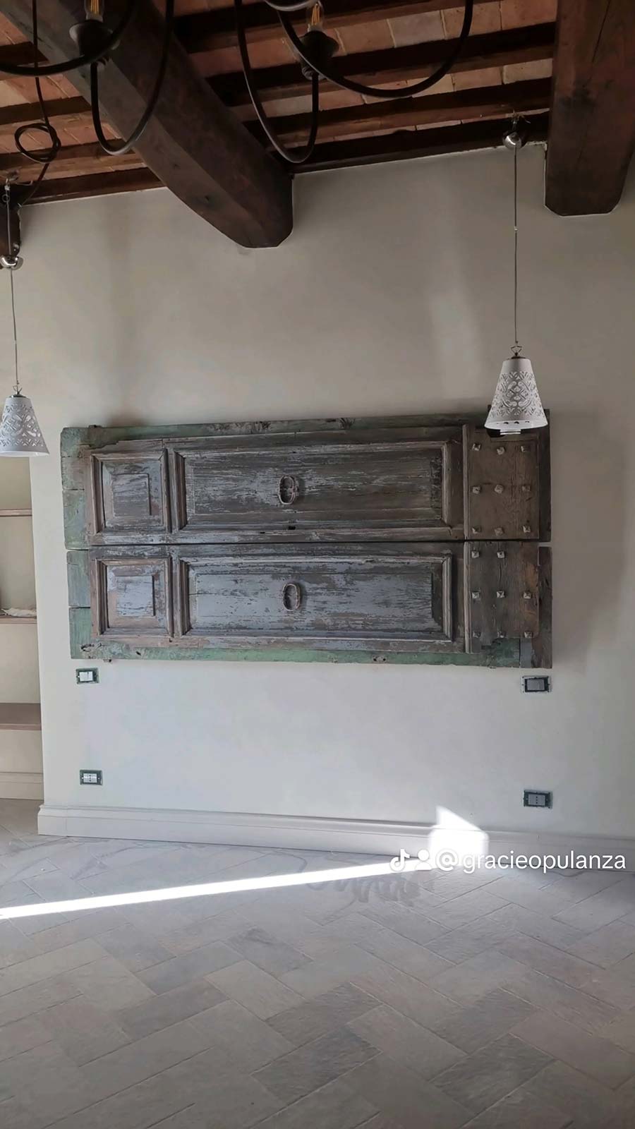 Turning Wooden Antique Doors into Luxurious Bed Heads