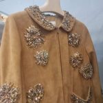 Miu Miu – Suede & Swarovski Coat Upcycling Tips