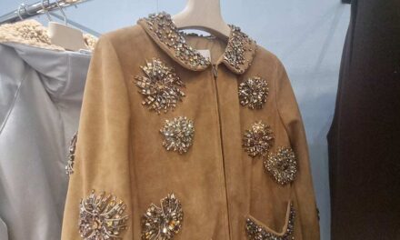 Miu Miu – Suede & Swarovski Coat Upcycling Tips