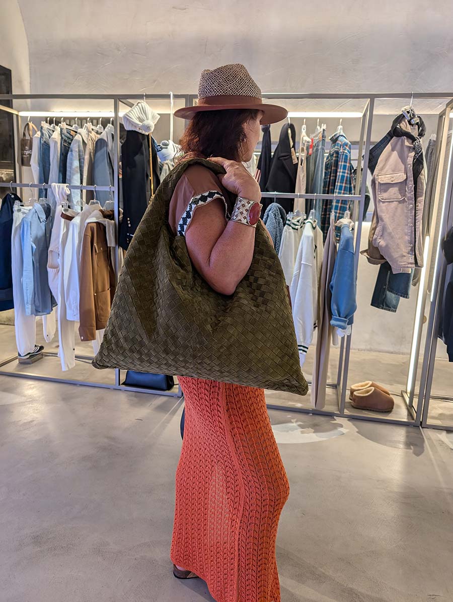 handwoven gut bag menopause