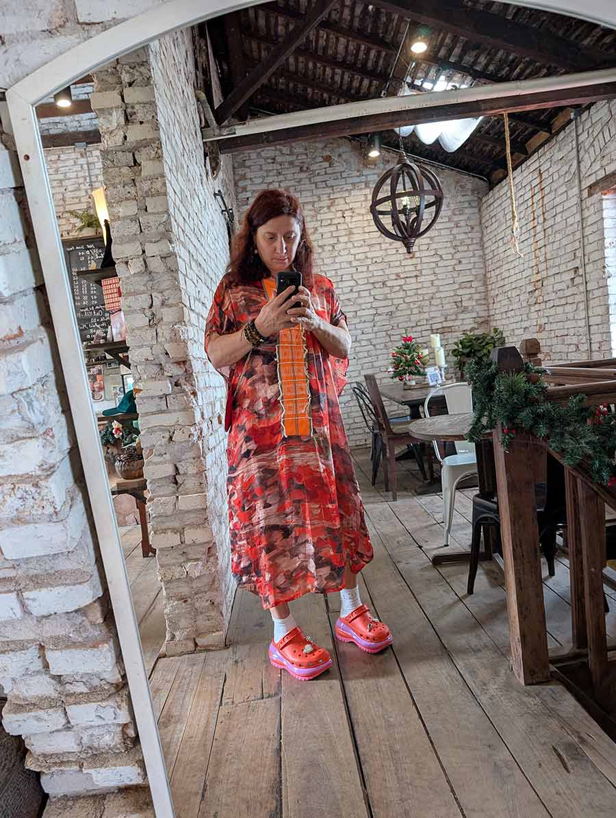 crocs-mega-crush-gracie-opulanza-vietnam-silk-dress