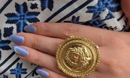 Upcycling Vintage Buttons – Versace & Yves Saint Laurent into Jewelry Masterpieces