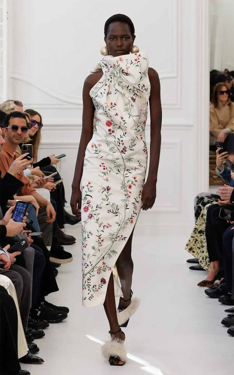 Givenchy-Bow-Floral-skirt-Sarah-Burton