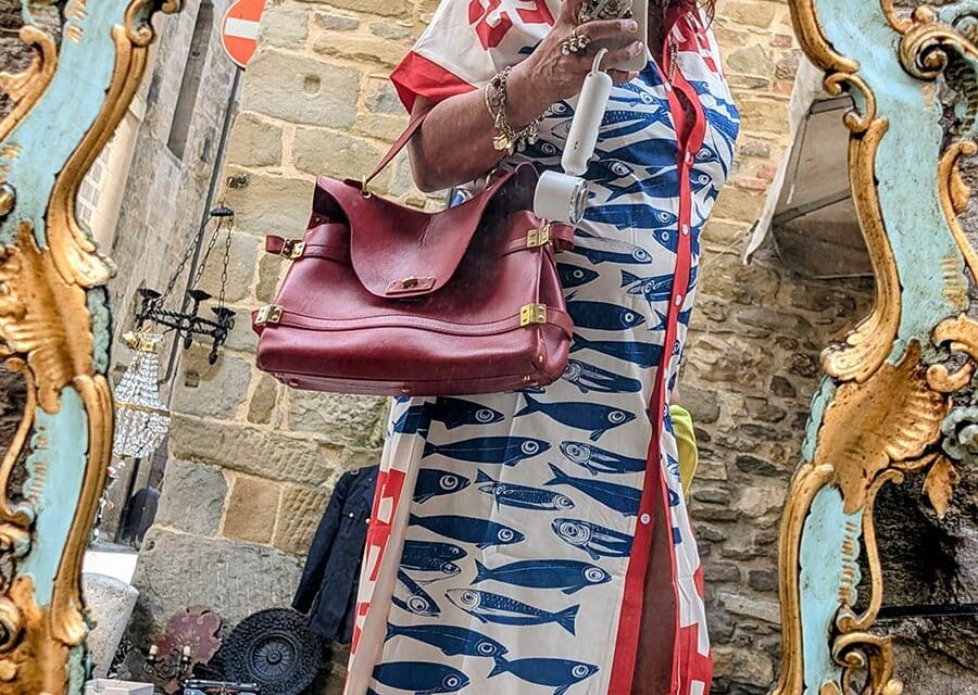 Sardine Vintage Print Shirt Dress – A Coastal Ode to Style and Storytelling