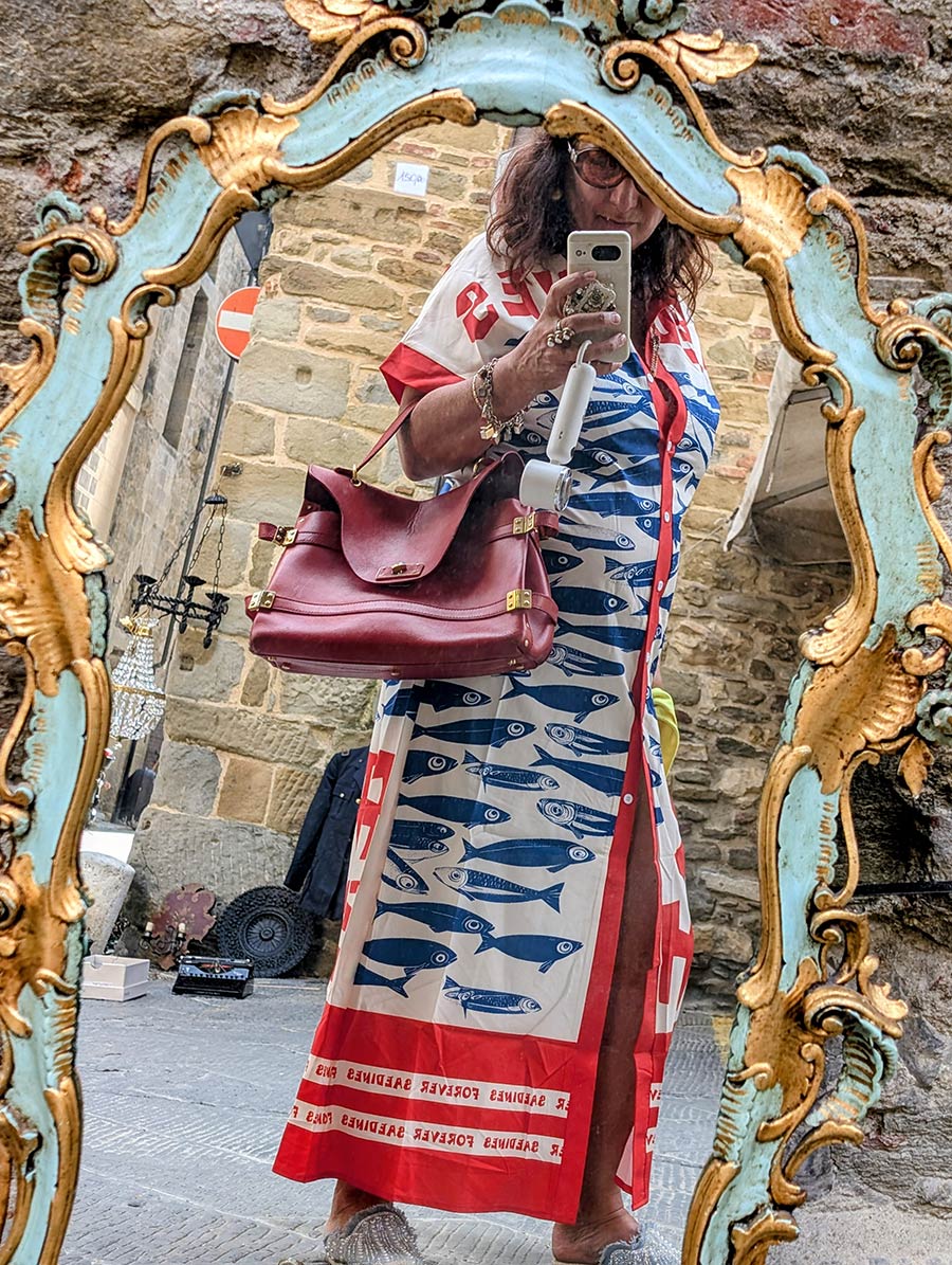 Sardine Vintage Print Shirt Dress - A Coastal Ode to Style and Storytelling