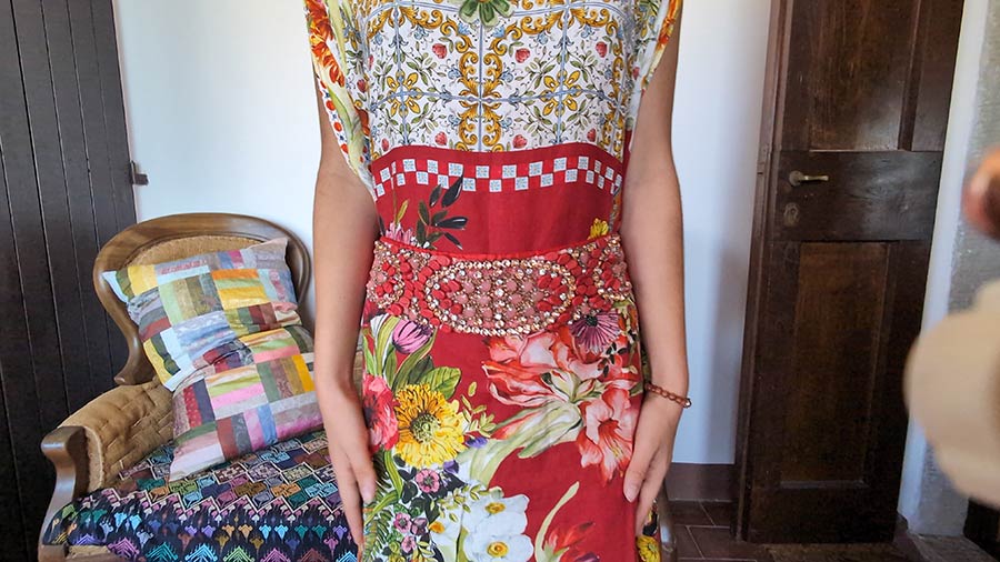 Kaftan Chic - Styling a Sicily-Inspired Linen Dress with Luxe Accessories