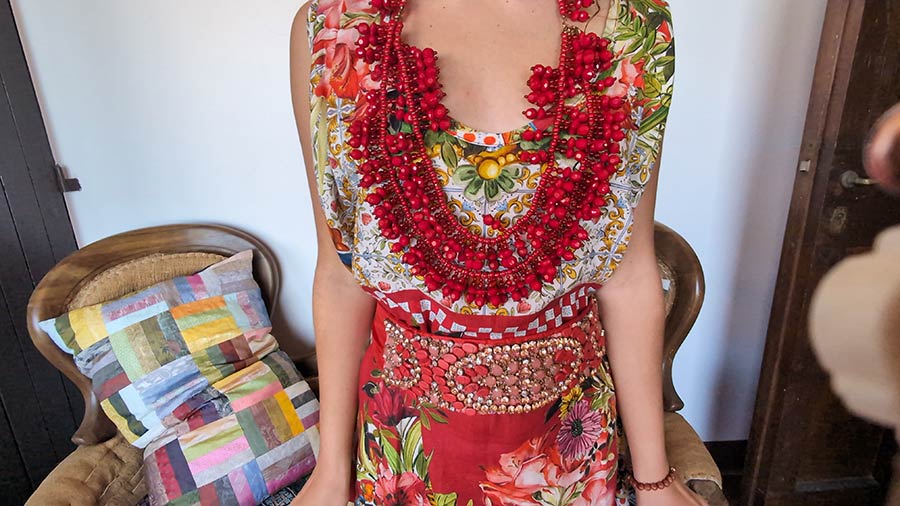 Kaftan Chic - Styling a Sicily-Inspired Linen Dress with Luxe Accessories