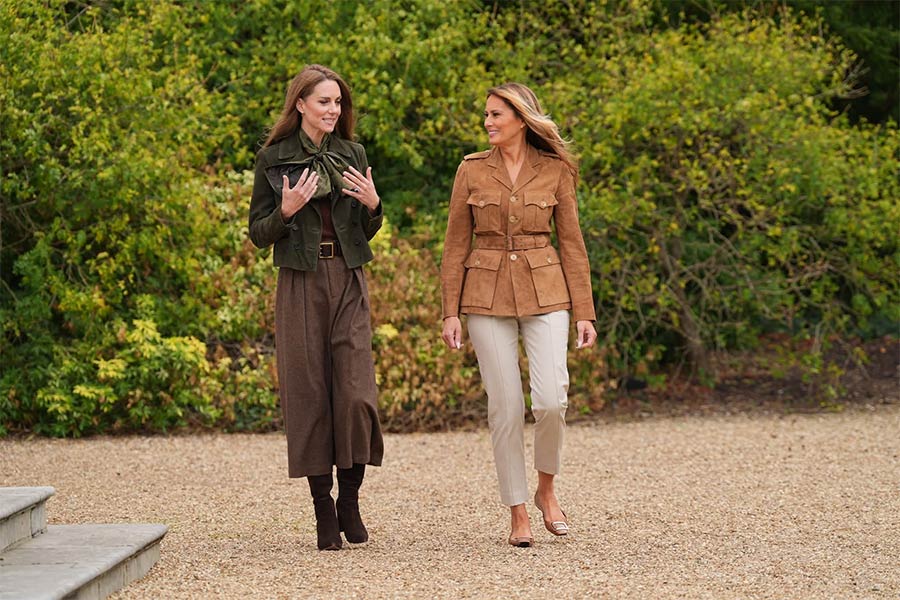 suede-jacket-kate-middleton-melanie-trump