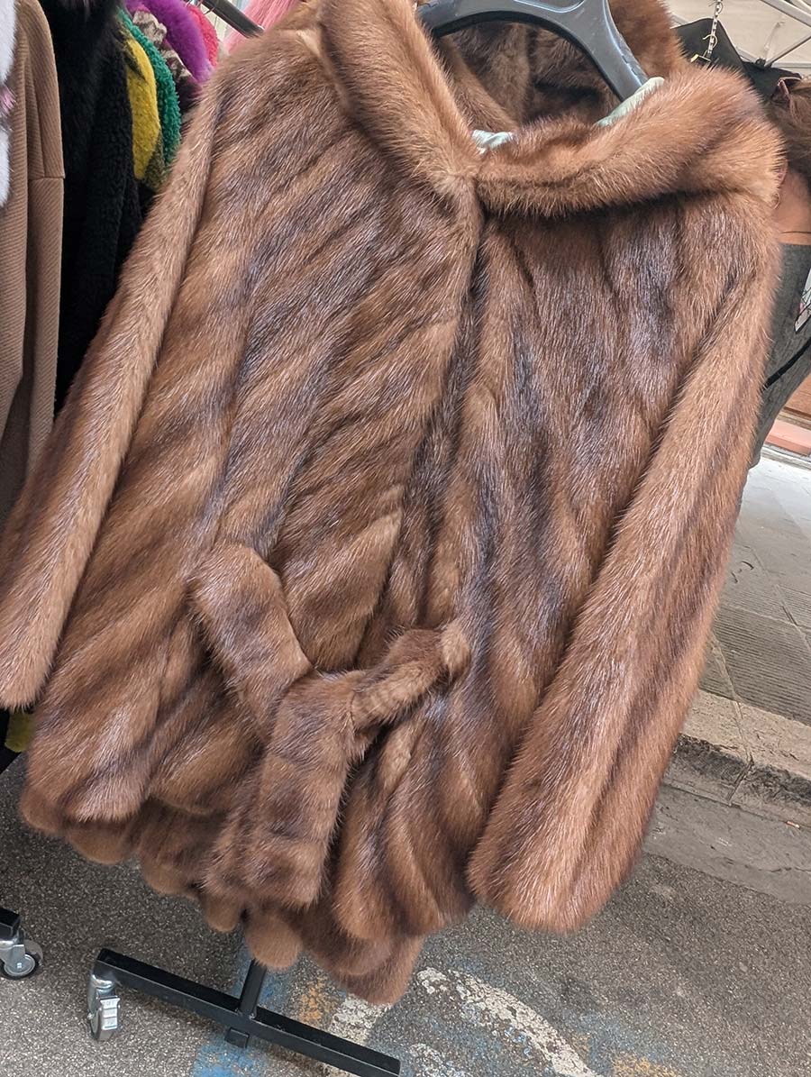 fur cape