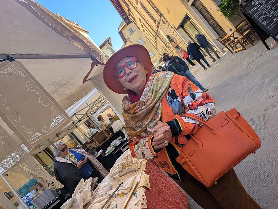 Age Has No Boundaries: Vintage Style Tips Inspired by an 85-Year-Old Nonna and a 17-Year-Old in Tuscan Orange & Tweed