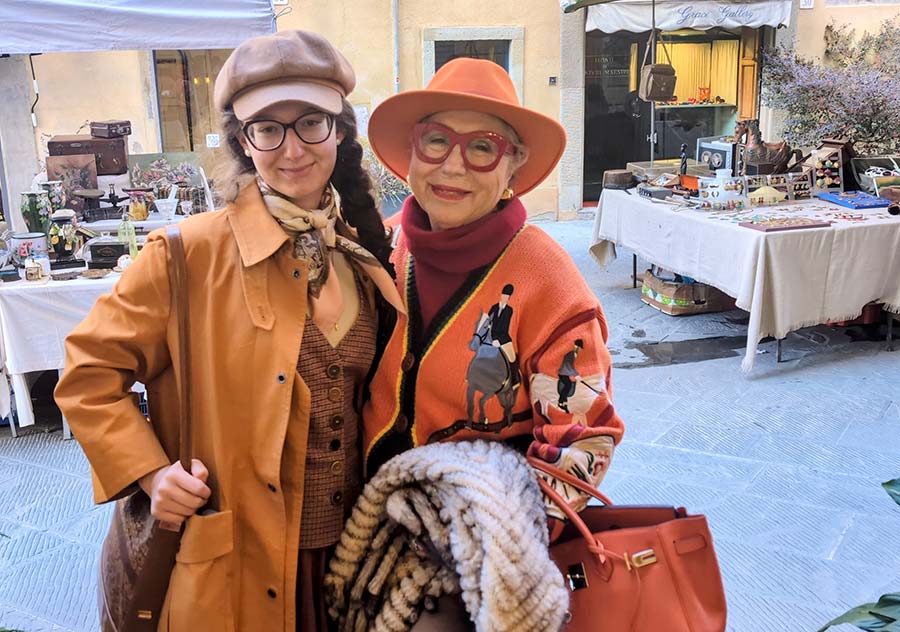 Vintage Style Tips Inspired by – Nonna Orange & Tweed